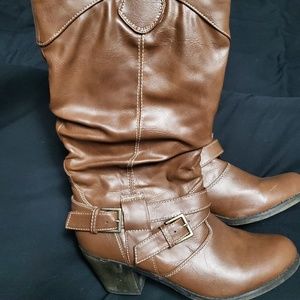 Brown/Tan Cowboy Boots